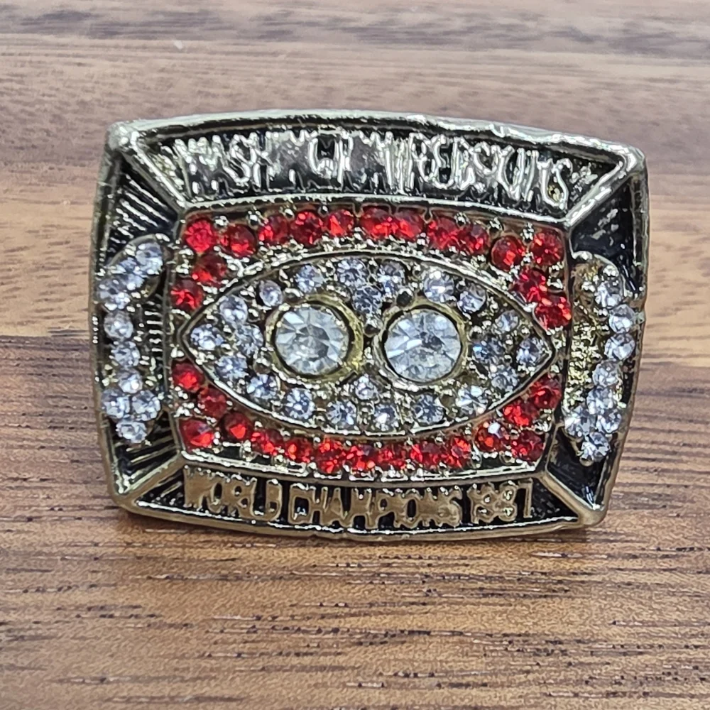 Washington Redskins Championship Ring Men's Sz 10 87 88 Fan Edition Superbowl 12